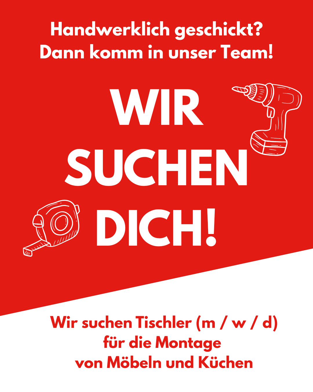 tischler gesucht