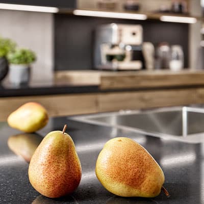 Quadratisches Stimmungs-Küchenbild