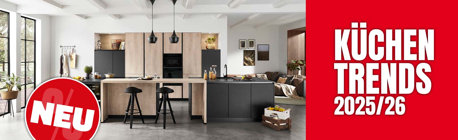 Banner Küchentrends 2025
