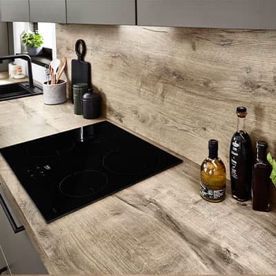 Quadratisches Stimmungs-Küchenbild